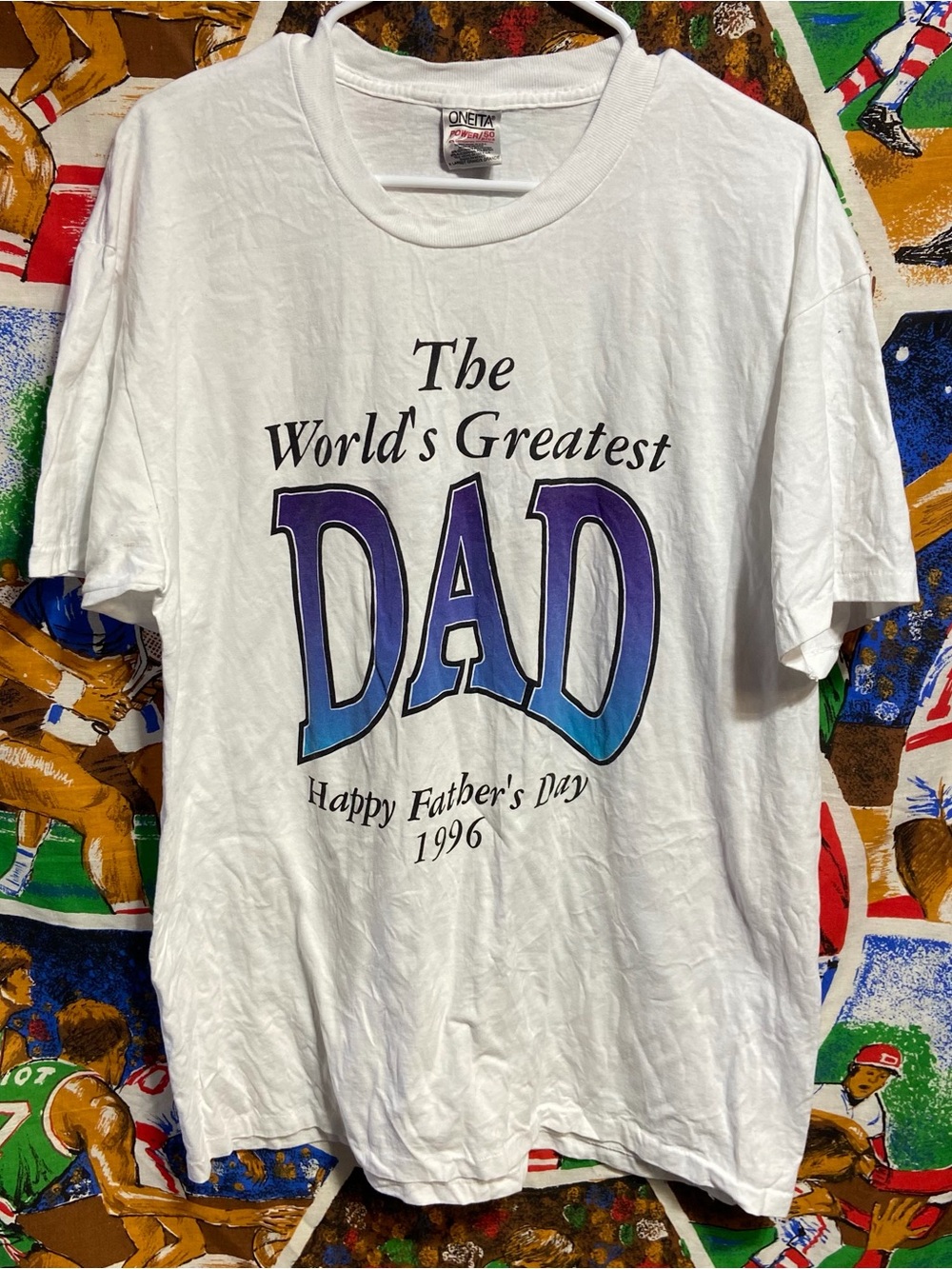 The World's Greatest Dad 1996 Short Sleeve Tee - White